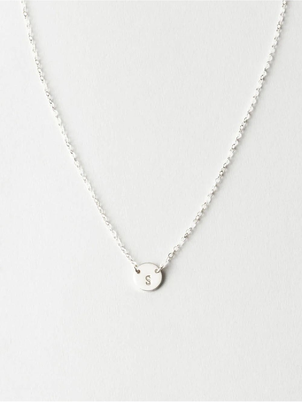 Sterling Silver YUKI “S” Necklace